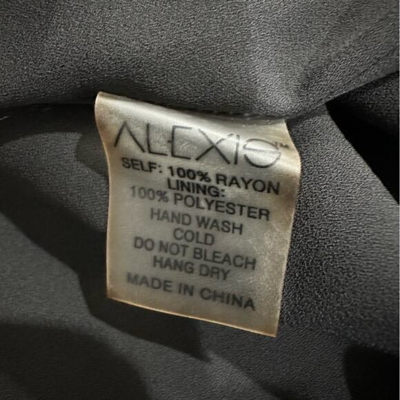 Alexis Holli Floral Mini Dress Women's XS Black Multicolor Midnight Bloom‎ New - Picture 11 of 12